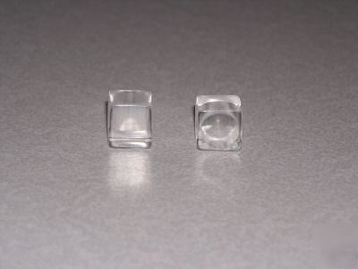Clear acrylic end caps for tubes lot of 10 solid