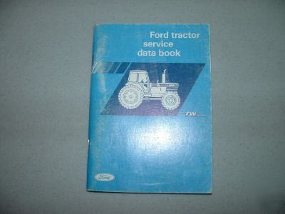 Ford tw series tractor data service book 