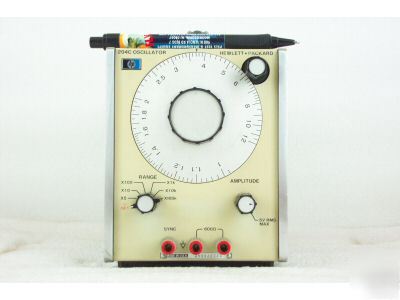 Hewlett packard hp 204C oscillator option 02