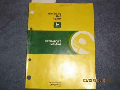 John deere 1240 planter operators manual 