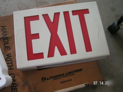 Lithonia lighting emergency light exit XSW1R120 