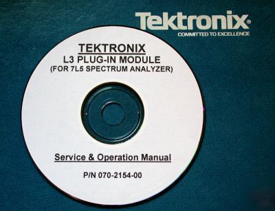 Tektronix 7L5 L3 (input) plug-in manual