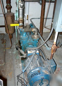 Used: sihi liquid ring vacuum pump, model LPHB45317, ca