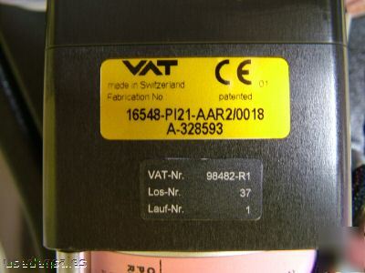 Vat pendulum gate valve series 16.5 dn 63-320 w/ heat