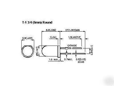 100 ultra white led 5MM 5K-7KMCD free resistors