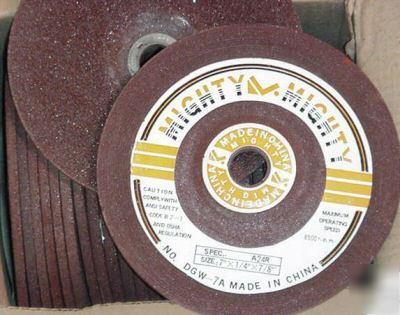 25 welding depressed ctr grinding wheels 7 x 1/4 x 7/8