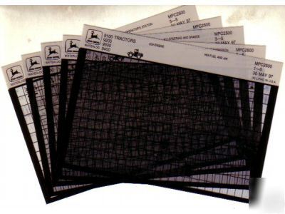 John deere combine 42 series parts manual microfiche