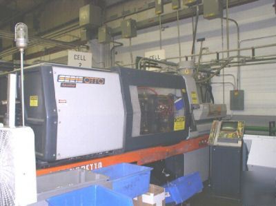 85 ton, 4.6 oz. sandretto injection molding machine '92