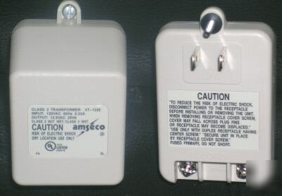 Amseco xt-1220 120VAC 60HZ class 2 transformer 12.0VAC