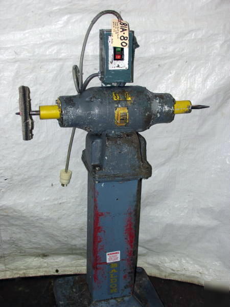 Baldor double end buffing & polishing jack