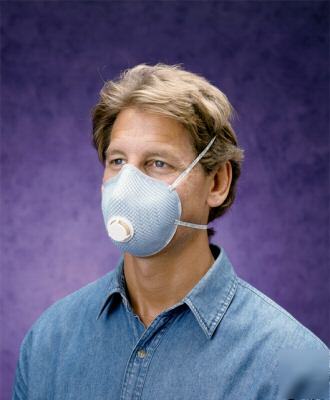 Moldex 2300 N95 respirator valve 1 cs = 10 bxs = 100 ea