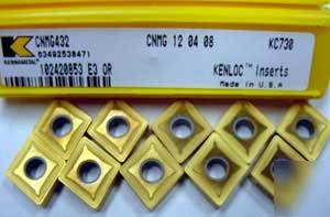 New 100) kennametal cnmg 432 kc 730 inserts