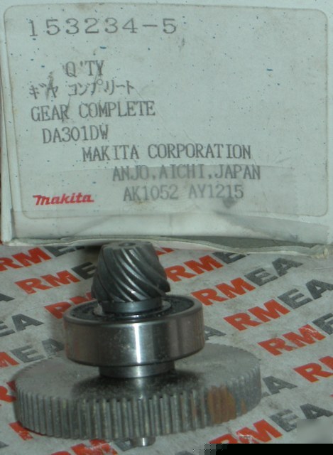 New DA3000D makita gear, complete 