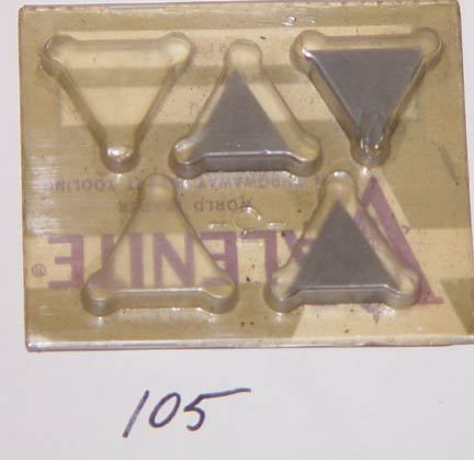 New - valenite insert - 3 inserts VC2 tpg-432