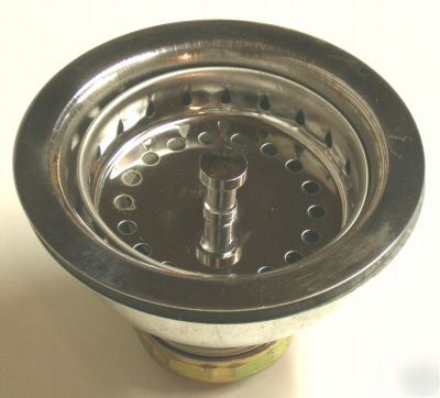 #SR30 - kwik fit stainless steel kitchen sink strainer