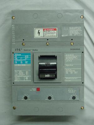 Siemens i-t-e sentron JXD63B300 300A 600V breaker - 