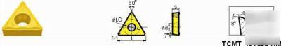 TCMT16T308-hm/ PTBC251 carbide insert 30 lots of 10 pcs