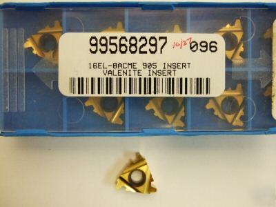 Valenite insert 16EL-8ACME 905/ qty. 10