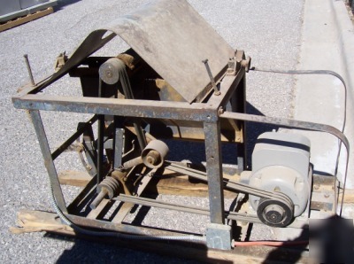 Vintage chop saw custom made drives big blade works