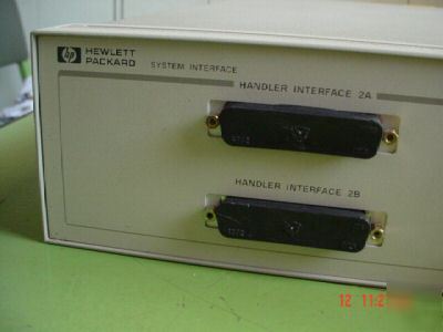 Hp system interface handler interface