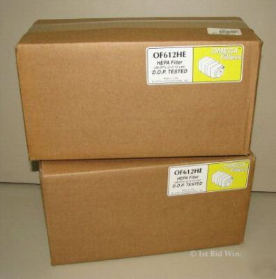 2 atrix omega cartridge hepa filter OF612HE vac