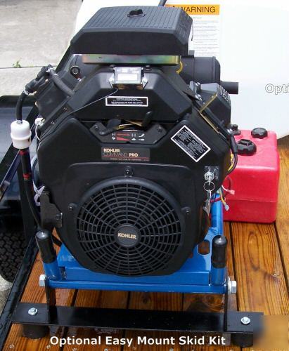 2 man kohler or honda pressure washer 8 gpm 3500 psi