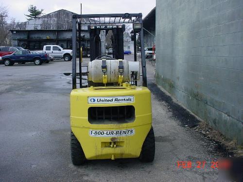 Daewoo G30P triple warehouse forklift 6000 pneuamatic