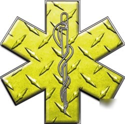 Emt ems mfr medic decal reflective 2