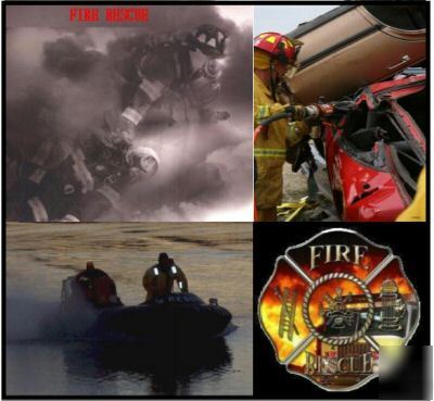 Fire search rescue trench water ice video training dvd
