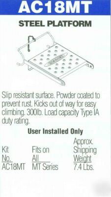 Mt telescoping ladder work platform