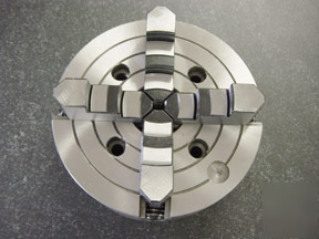 New 10 inch 4-jaw plain back lathe chuck 