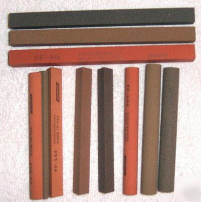 New 11 norton honing stones 1/2 inch great set 