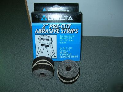 New delta 60G abrasive strips for 31-250 drum sander - 