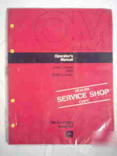 New john deere 990 bale loader operator manual- in pkg.