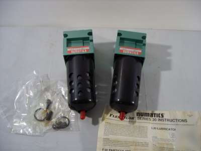 New numatics F30B-04 particulate filter 150PSI lot of 2
