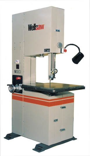 New wellsaw V20 vertical bandsaw free ship