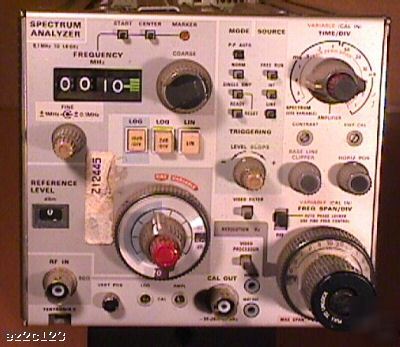 Tektronix spectrum analyzer 7L12 plugin module