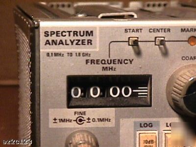 Tektronix spectrum analyzer 7L12 plugin module