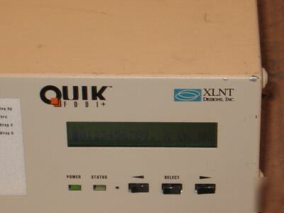 Xlnt designs inc model quik fddi+ tested & working
