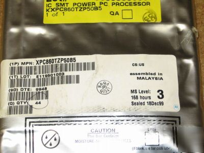 Mototola power processorÂ XPC860TZP50B5