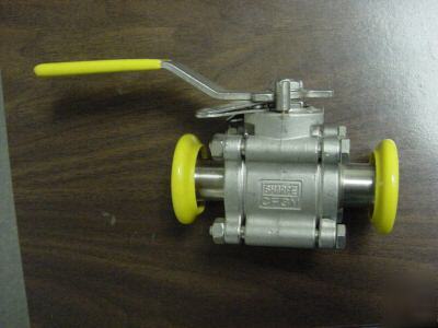 Sharpe sanitary 2 pos 3 pc valve 1