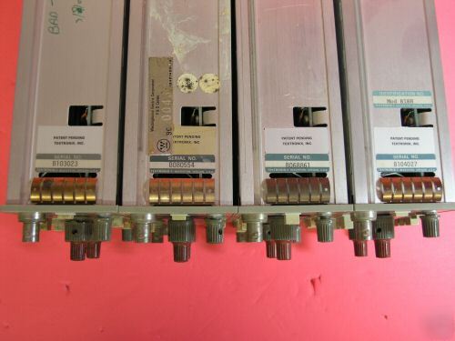 Tektronix 5A48 dual trace plug-in. 4 each.