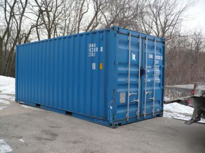 20' storage containers with security lock box