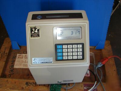 Amano cincinnati mjr-7000 time clock punch recorder
