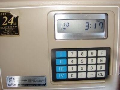 Amano cincinnati mjr-7000 time clock punch recorder