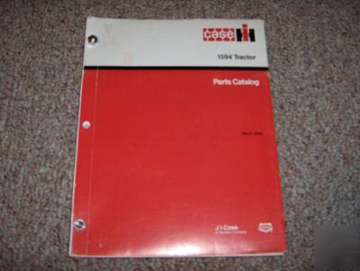 Case ih 1594 tractor parts manual, ih, j i case