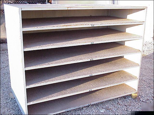 Heavy metal shelf 72
