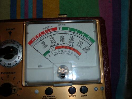 Hickok model 6000A vintage tube tester / one-owner