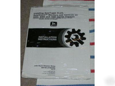 Installation instructions john deere bale trak plus