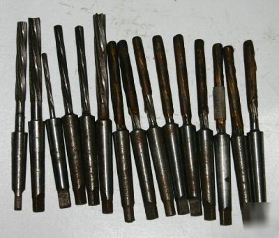 Machinist reamers morse taper straight spiral flute